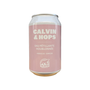 Calvin & Hops Hibiscus | 90 BPM Brewing Co | 0° | Eau Pétillante Houblonnée