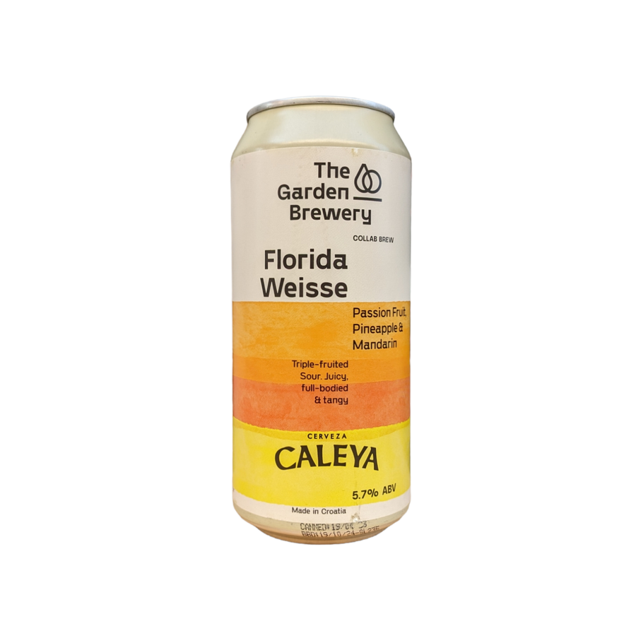 Florida Weisse Passion Fruit, Pineapple & Mandarin | The Garden Brewery | 5.7° | Berliner Weisse