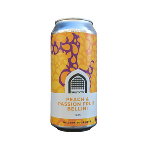 Peach and Passion Fruit Bellini | Vault City Brewing | 6.6° | Bière Sure / Sour Ale