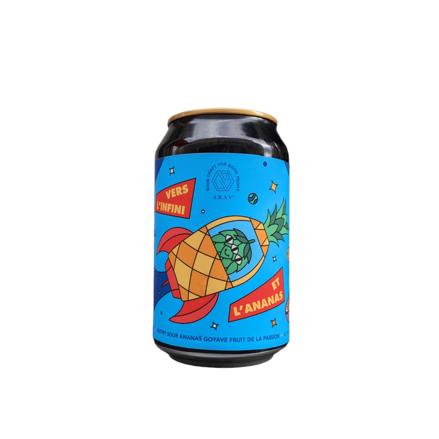 Vers L'infini et l'ananas | Arav' Craft Brewery | 6.5° | Bière sure / Sour