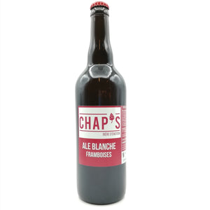 Blanche Framboises | Brasserie Chap's - Autour de la Bière | 7.1° | Bière aux fruits