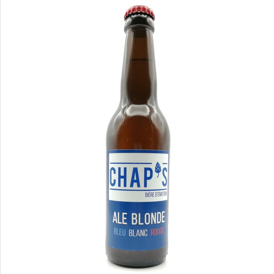 Ale Blonde Bleu Blanc Rouge | Brasserie Chap's - Autour de la Bière | 7,1° | Bière aux fleurs
