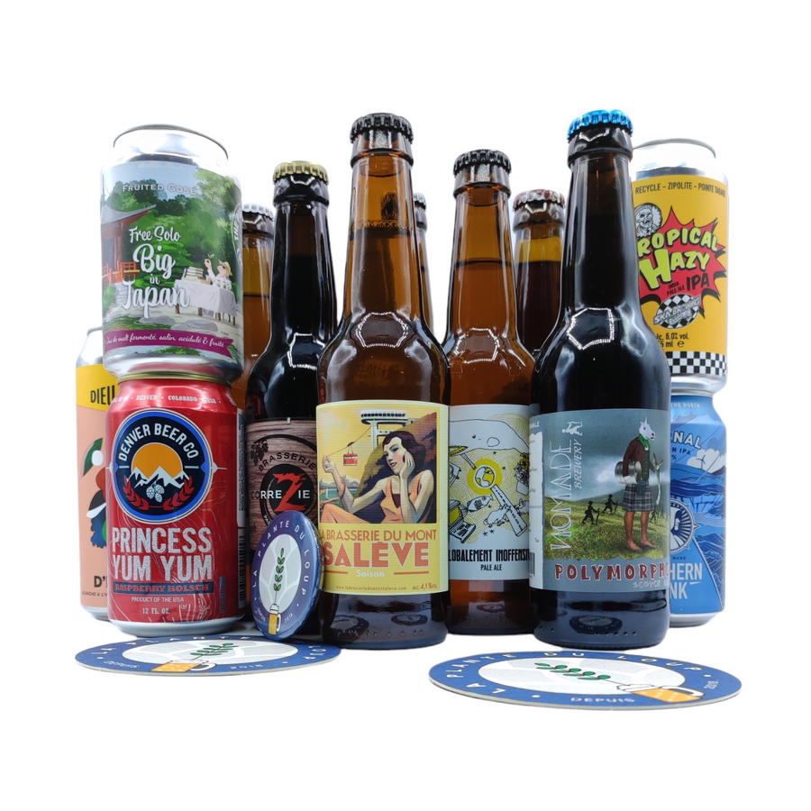 Idée cadeau noël : coffret bière artisanale 10 bières découvertes