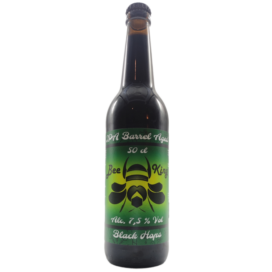 IPA Barrel Aged Black Hops | Bee King | 7.5° | Bière élevée en Barrique
