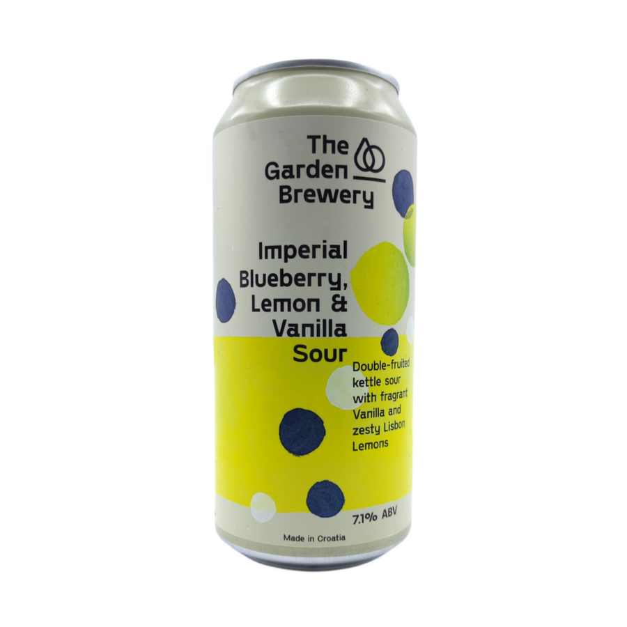 Imperial Blueberry, Lemon & Vanilla Sour | The Garden Brewery | 7.1° | Bière Sure / Sour Ale