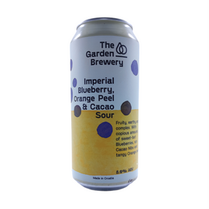 Imperial Blueberry, Orange Peel & Cacao Sour | The Garden Brewery | 8° | Bière Sure / Sour Ale