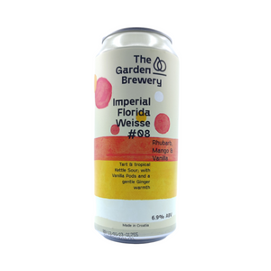 Imperial Florida Weisse #08 - Rhubarb, Mango, Vanilla | The Garden Brewery | 6.9° | Berliner Weisse