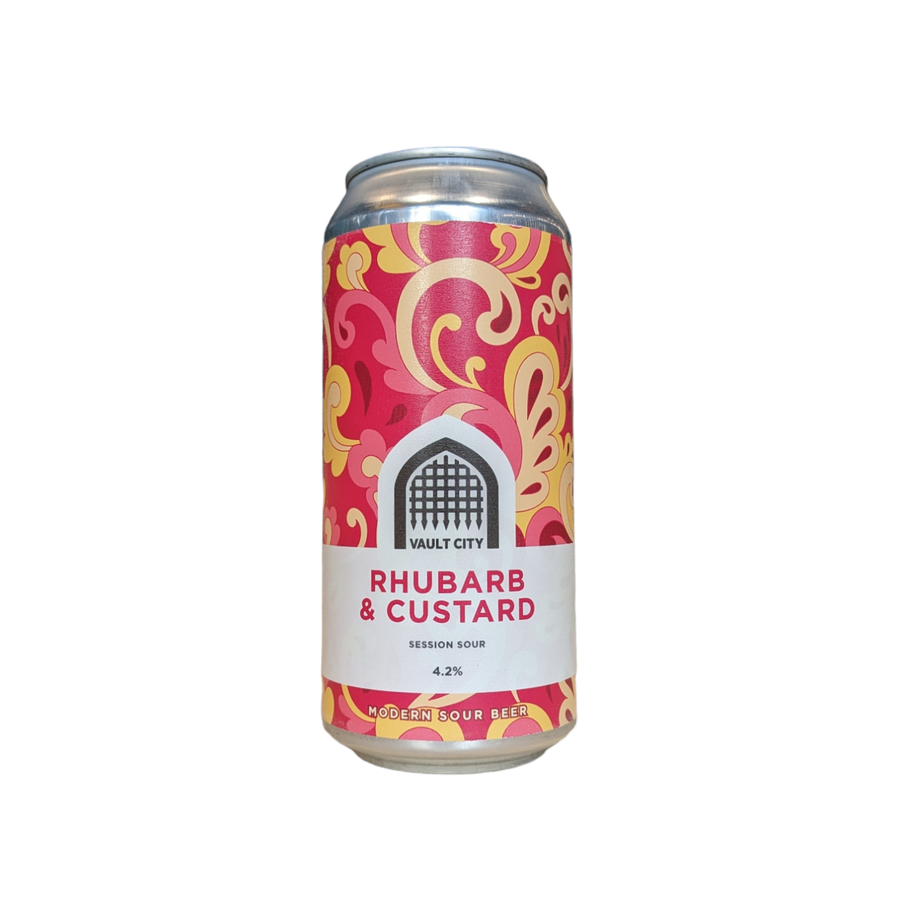 Rhubarb & Custard Session Sour | Vault City Brewing | 4.2° | Bière Sure / Sour Ale