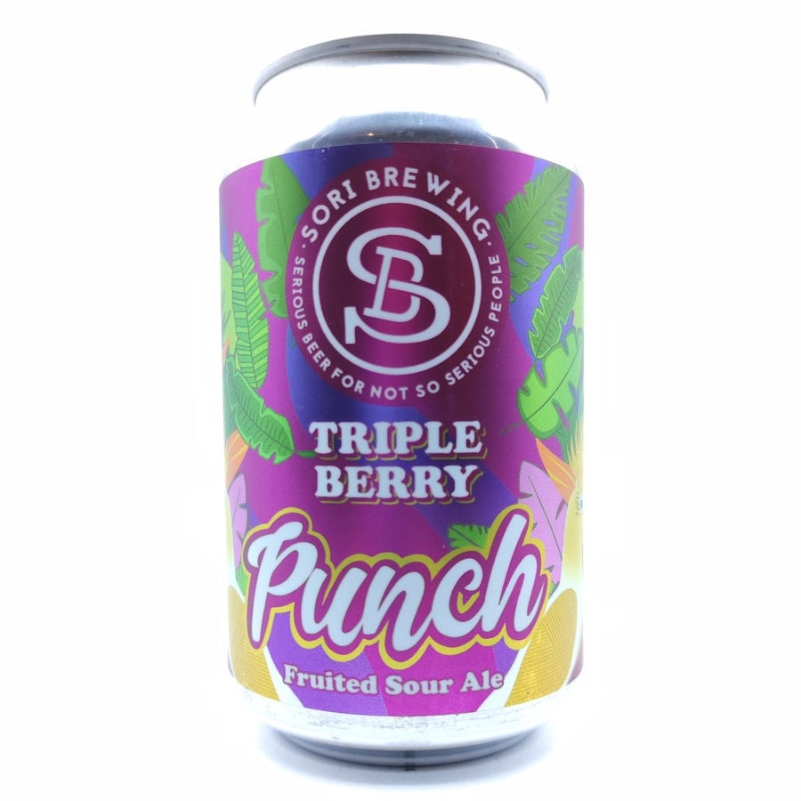 Triple Berry Punch: Blueberry / Raspberry / Blackberry | Sori | 7° | Bière Sure / Sour Ale